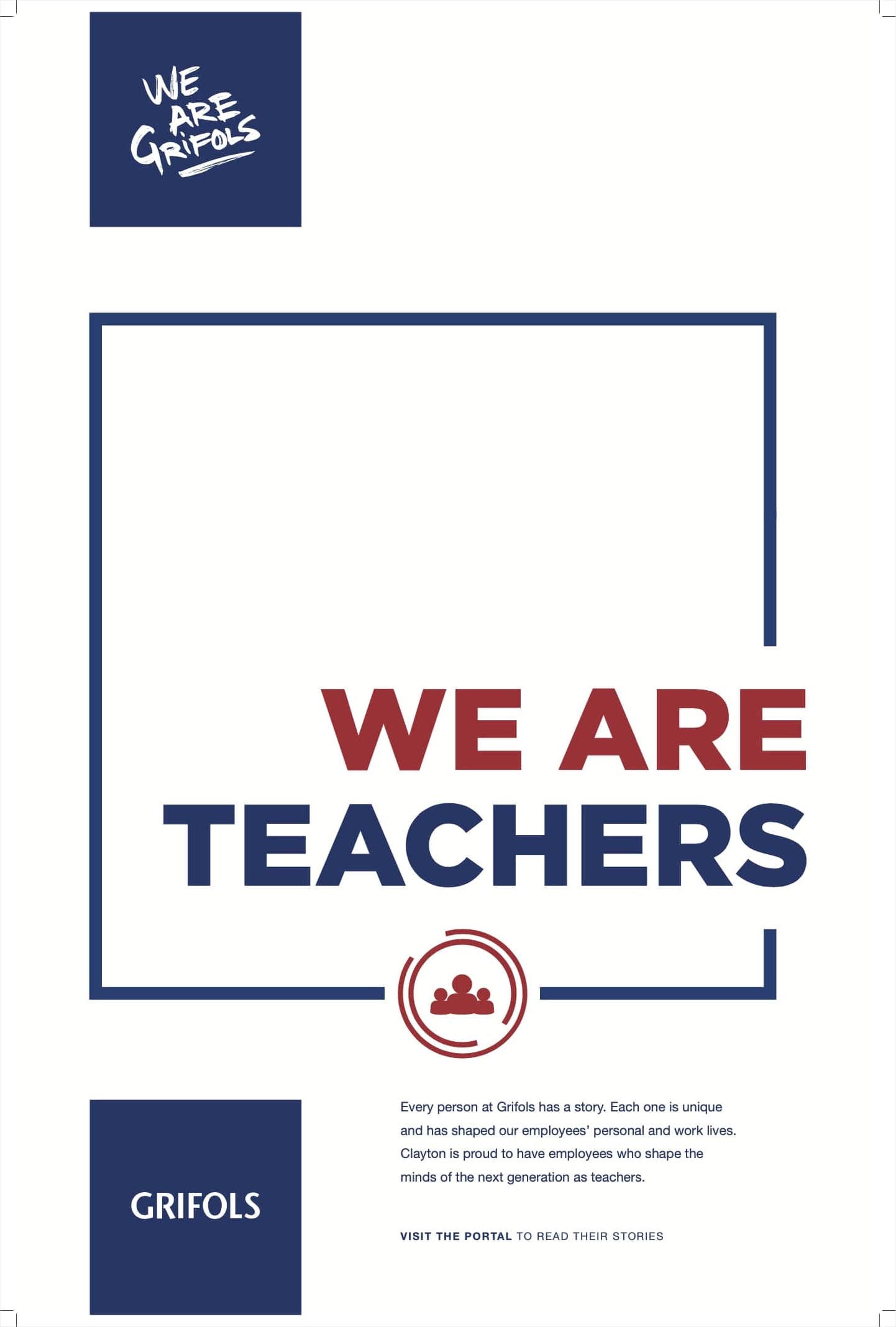 Grifols We Are Teachers 24x36 Poster